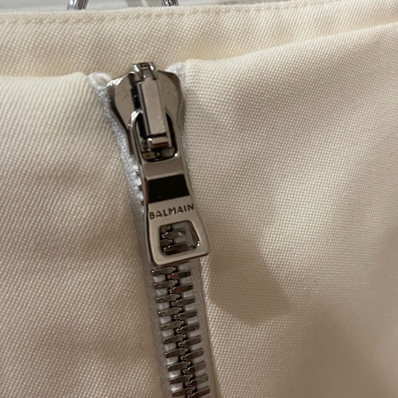 BALMAIN white/cream skirt. Size 34. Authentic. Worn 1x. Beautiful fit! - Picture 5 of 8
